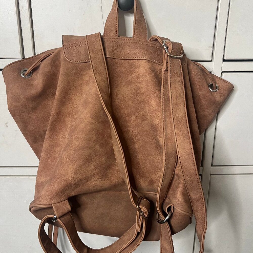 Suede Backpack - Picture 2 of 2